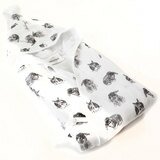 Peignoir de bain Pepin - lapins blanc MOUMOUT