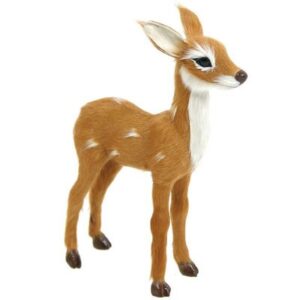 Petit Bambi fourrure marron &KLEVERING AMSTERDAM design scandinave enfant