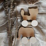 Mini Set chat et éléphant Jouets en bois PINCH TOYS www.little-home.fr