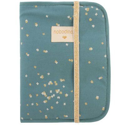 Protège carnet santé Poema Confetti magic green NOBODINOZ little-home.