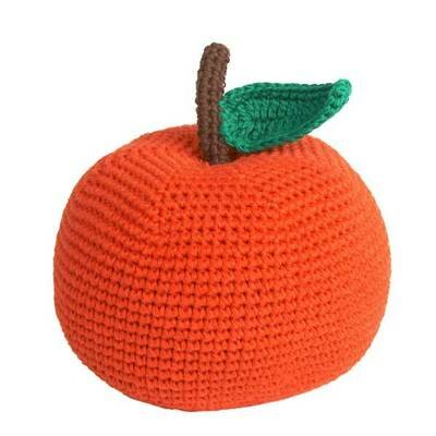 Hochet fruit en tricot BIO - mandarine ANNE-CLAIRE-PETIT