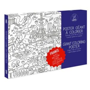 Poster géant à colorier - France OMY DESIGN & PLAY