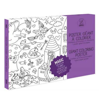 Poster géant à colorier - Magic OMY DESIGN & PLAY