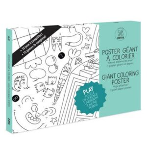 Poster géant à colorier - Play OMY DESIGN & PLAY