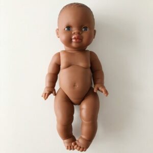 Poupée Poupon Petite Fille Afrique nue PAOLA REINA www.little-home.fr Poupée Gordi Bébé Baigneur Fille