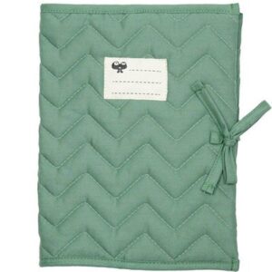 Protège carnet de santé enfant Salamanca BIO - vert foncé siesta green NOBODINOZ l little-home.f