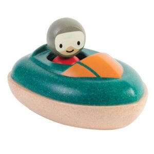 Jouet bain hors bord bateau PLAN TOYS l www.little-home.fr Jouet bain Enfant Bébé Jouet d'activité BIO