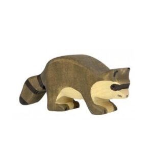 Figurine, animal en bois - raton-laveur HOLZTIGER