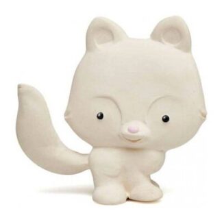 Anneau de dentition renard blanc LANCO l www.little-home.fr Eveil Montessori Jeu Naturel Naissance Bébé