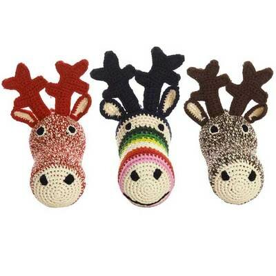 Petit trophée Renne en tricot BIO ANNE-CLAIRE-PETIT