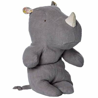 Peluche petit rhinocéros gris MAILEG