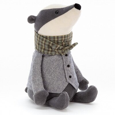 Peluche Blaireau velours JELLYCAT l www.little-home.fr Cadeau Naissance