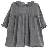 Robe gaze de coton - gris TOCOTO VINTAGE