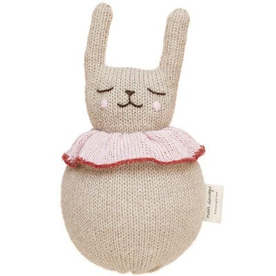 Rolly Poly Culbuto Lapin rabbit MAIN SAUVAGE www.little-home.fr Peluche Design Culbuto Jouet bébé éveil