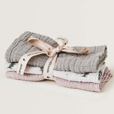 3 petits Langes Rosemary GARBO AND FRIENDS l www.little-home.fr Naissance