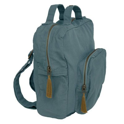 Sac à dos Backpack bleu gris NUMERO 74 l www.little-home.fr Sac Ecole Sac de Sport Sac enfant Bio N74