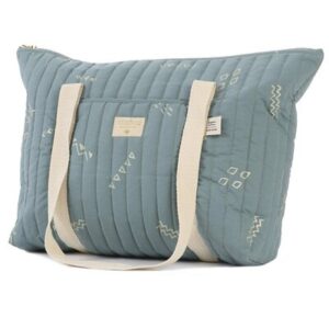Sac Maternité Paris Bio secrets magic green NOBODINOZ l www.little-home.fr Sac à langer Naissance Bébé