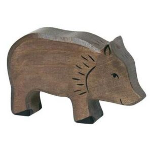 Figurine animal en bois - sanglier HOLZTIGER