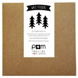 Stickers Sapins - noir POM