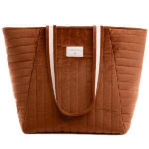 Sac Maternité Savanna - velours wild brown NOBODINOZ