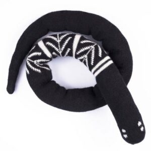 Peluche tricot alpaga serpent Missile Snake MAIN SAUVAGE peluche enfant ado design