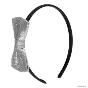 Serre-tête noeud noir OBI OBI l www.little-home.fr accessoire cheveux enfant Fêtes anniversaire Noël
