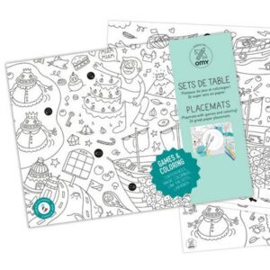 Sets de table à colorier - Games OMY DESIGN & PLAY