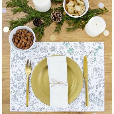 Sets de table à colorier - Atlas OMY DESIGN & PLAY