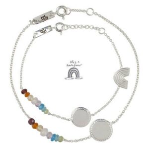 Coffret bracelets Rainbow - argent LENNEBELLE PETITES