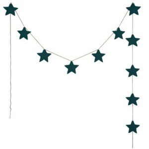 Guirlande étoiles teal blue bleu canard NUMERO 74 www.little-home.fr
