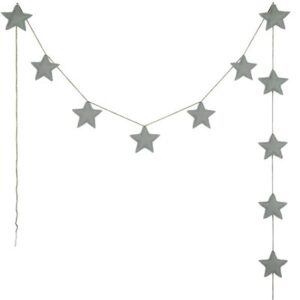 Guirlande étoiles gris clair NUMERO 74 www.little-home.fr Chambre enfant