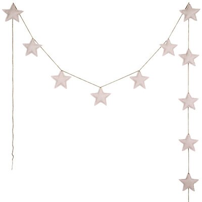 Guirlande étoiles rose poudre powder NUMERO 74 www.little-home.fr Guirlande Décoration Chambre enfant