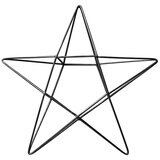 Structure métal vintage étoile lampe DIY NUMERO 74