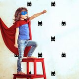 Stickers Super héros - noir POM