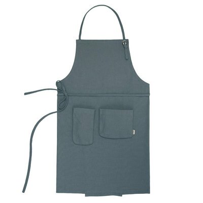 Tablier adulte Bleu gris BIO NUMERO 74 l www.little-home.fr Tablier de cuisine BIO Tablier Vintage N74
