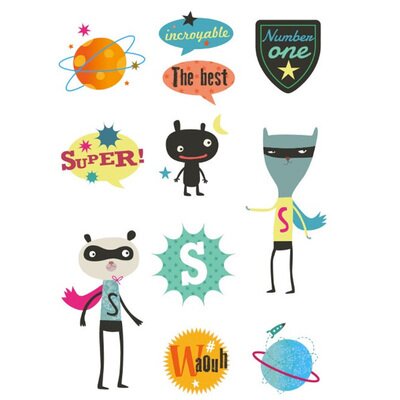 Party Tattoos - Superheroes TATTYOO