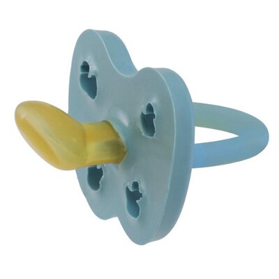 Tétine physiologique canard bleu twilight HEVEA www.little-home.fr Sucette