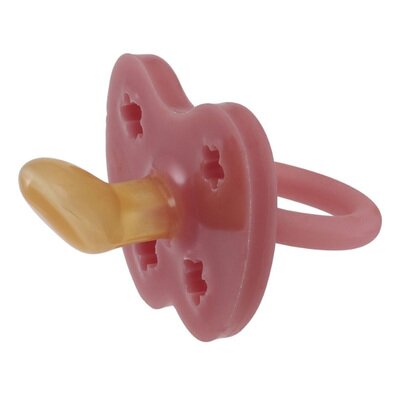 Tétine physiologique lune/étoile rose HEVEA l www.little-home.fr Sucette