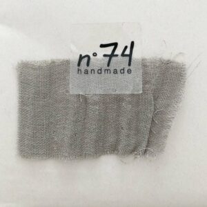 Tissu Double gaze coton biologique stone grey NUMERO 74 www.little-home.fr