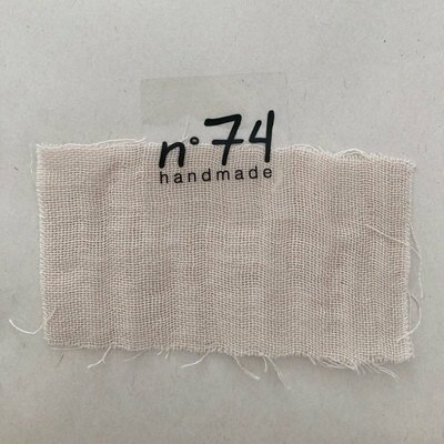 Tissu Double gaze coton bio rose poudre NUMERO 74