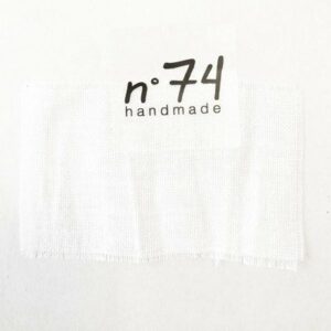 Tissu Voile de coton biologique blanc white NUMERO 74 www.little-home.fr