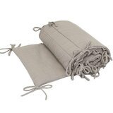 Tour de lit gaze coton BIO rose poudre S018 NUMERO 74 l www.little-home.fr Linge Lit bébé junior enfant