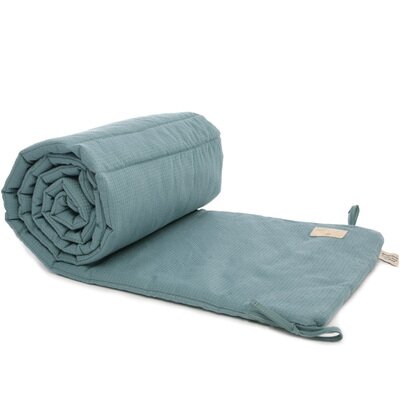 Tour de lit nid d'abeille coton Bio magic green NOBODINOZ l www.little-home.fr Linge de lit bébé Junior