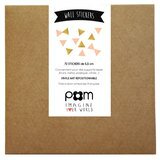 Stickers Triangles - or / rose poudre POM