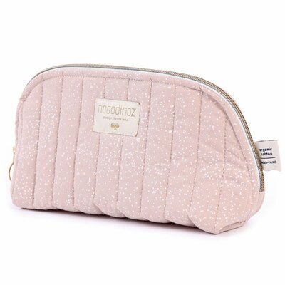 Trousse de toilette Holiday Bio - Bubble Rose NOBODINOZ l www.little-home.fr Puériculture Soin bébé