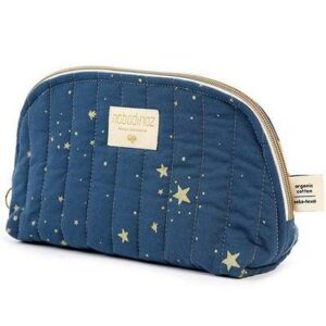 Trousse de toilette Holiday Bio étoiles or bleu NOBODINOZ l www.little-home.fr Puériculture Soin bébé