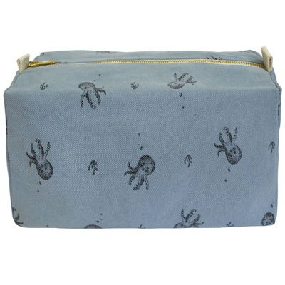 Trousse de toilette Octopus bleu gris ROSE IN APRIL