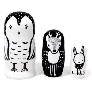Poupées russes animaux de la foret Woodland WEE GALLERY l www.little-home.fr Eveil et jeux bébé enfant