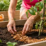 Les anciens concassaient les noyaux d&rsquo;abricots au pied des tomates pour bloquer les limaces et garder le sol humide pendant les fortes chaleurs d&rsquo;août