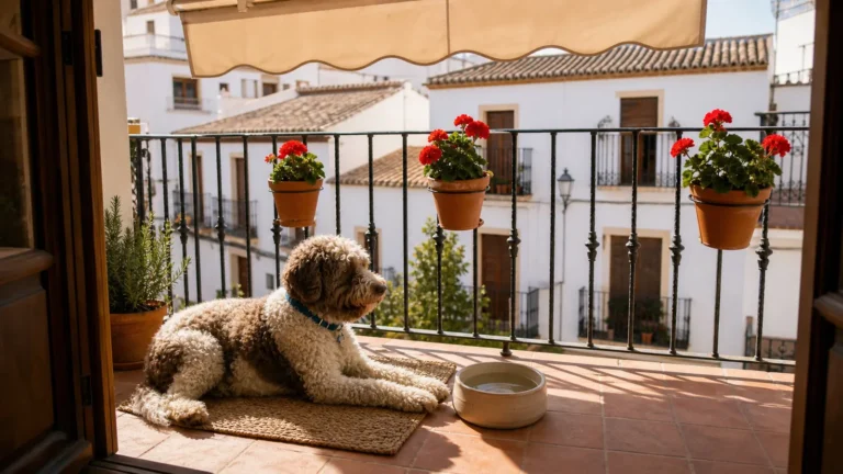 Laisser son chien sur le balcon en Espagne peut coûter jusqu’à 50 000 euros selon une loi de 2023 que beaucoup de vacanciers ignorent